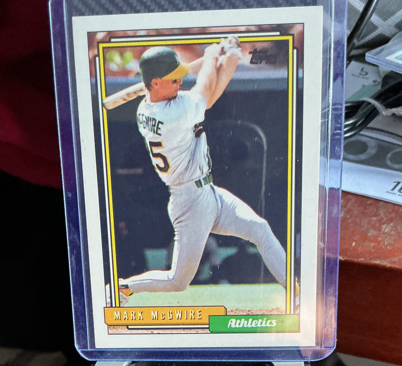 1992 Topps Mark McGwire #450 Baseball Card