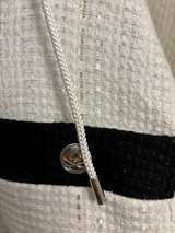 Mastermind World White Tweed Jacket - Image 2