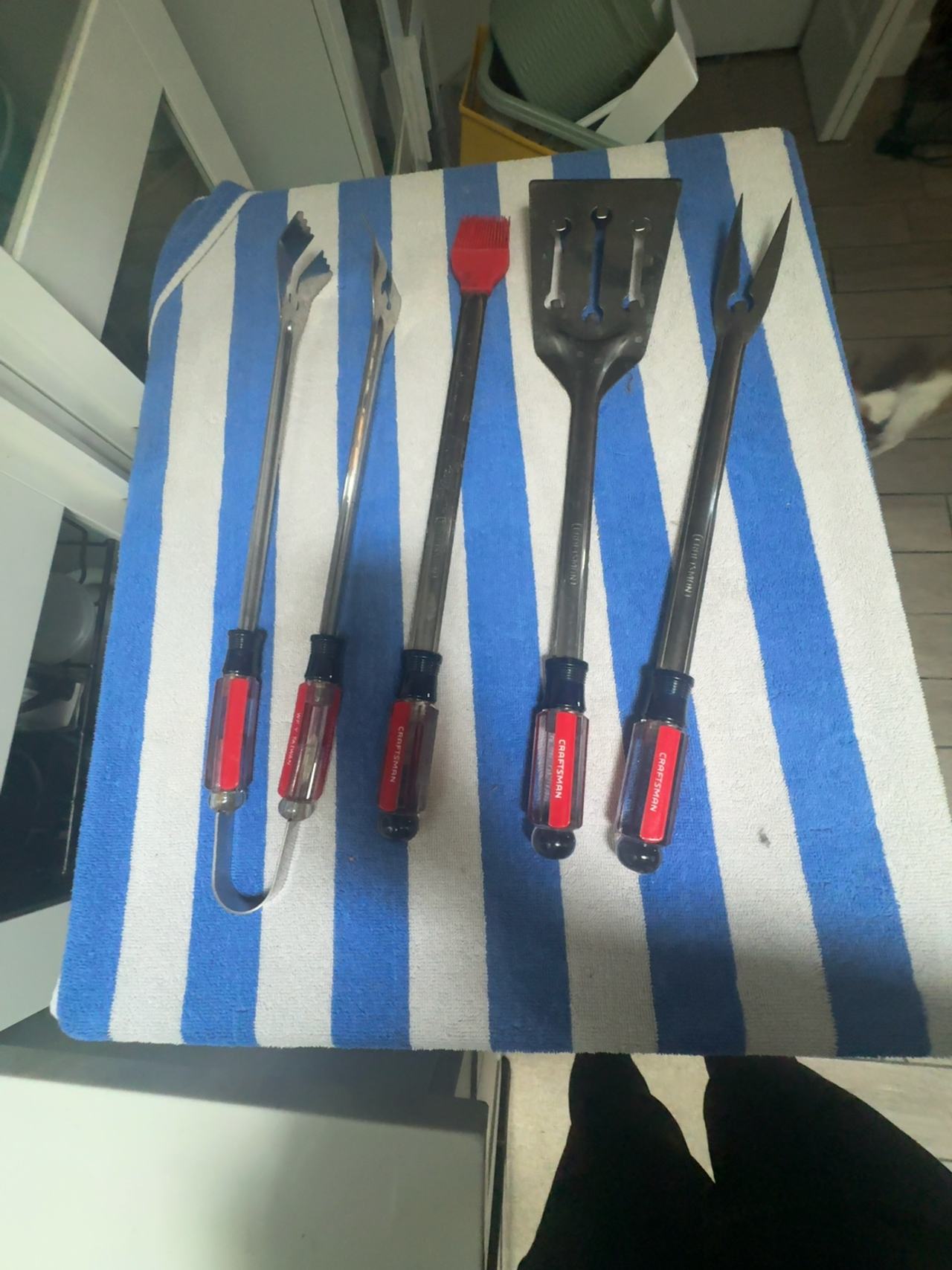 Craftsman 4-Pc Stainless Steel BBQ Grill Accessory Set