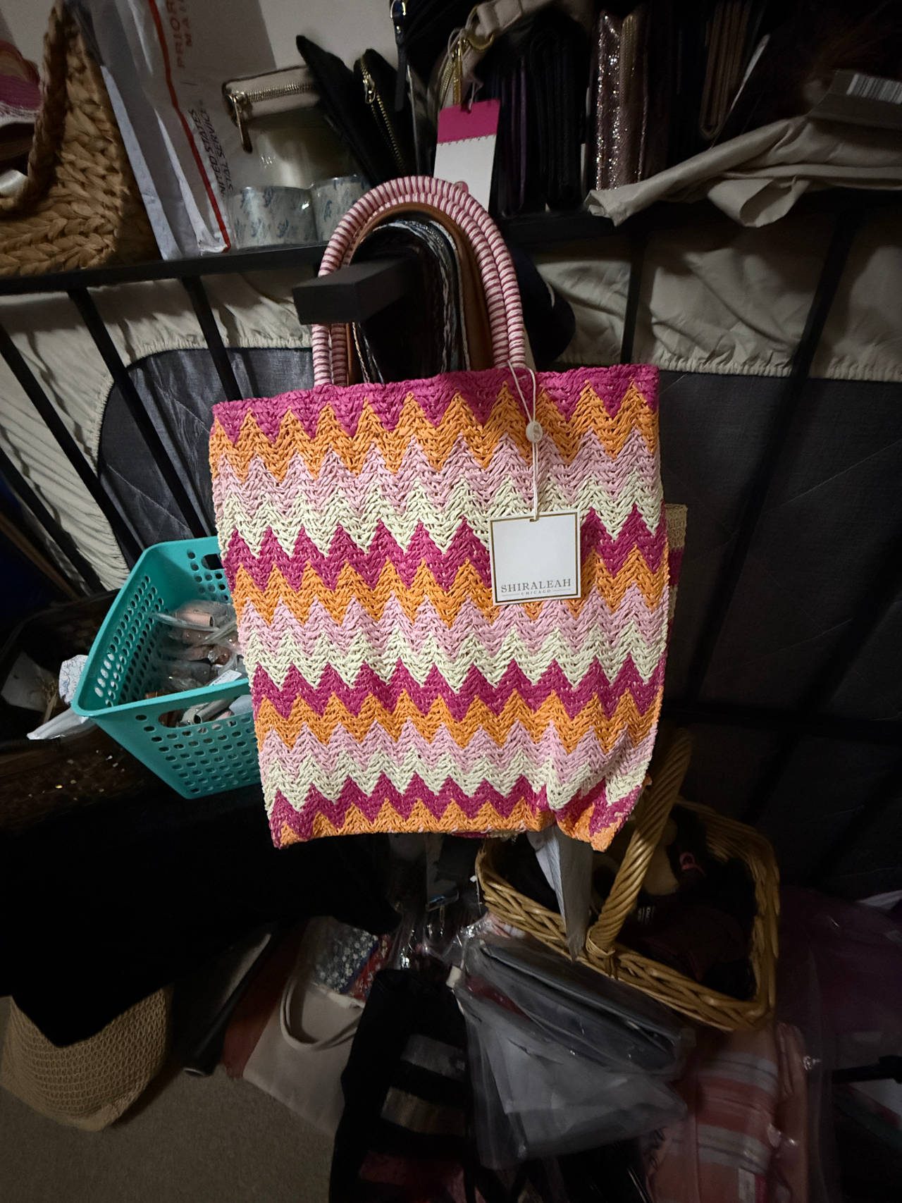 Shiraleah Zigzag Tote Bag