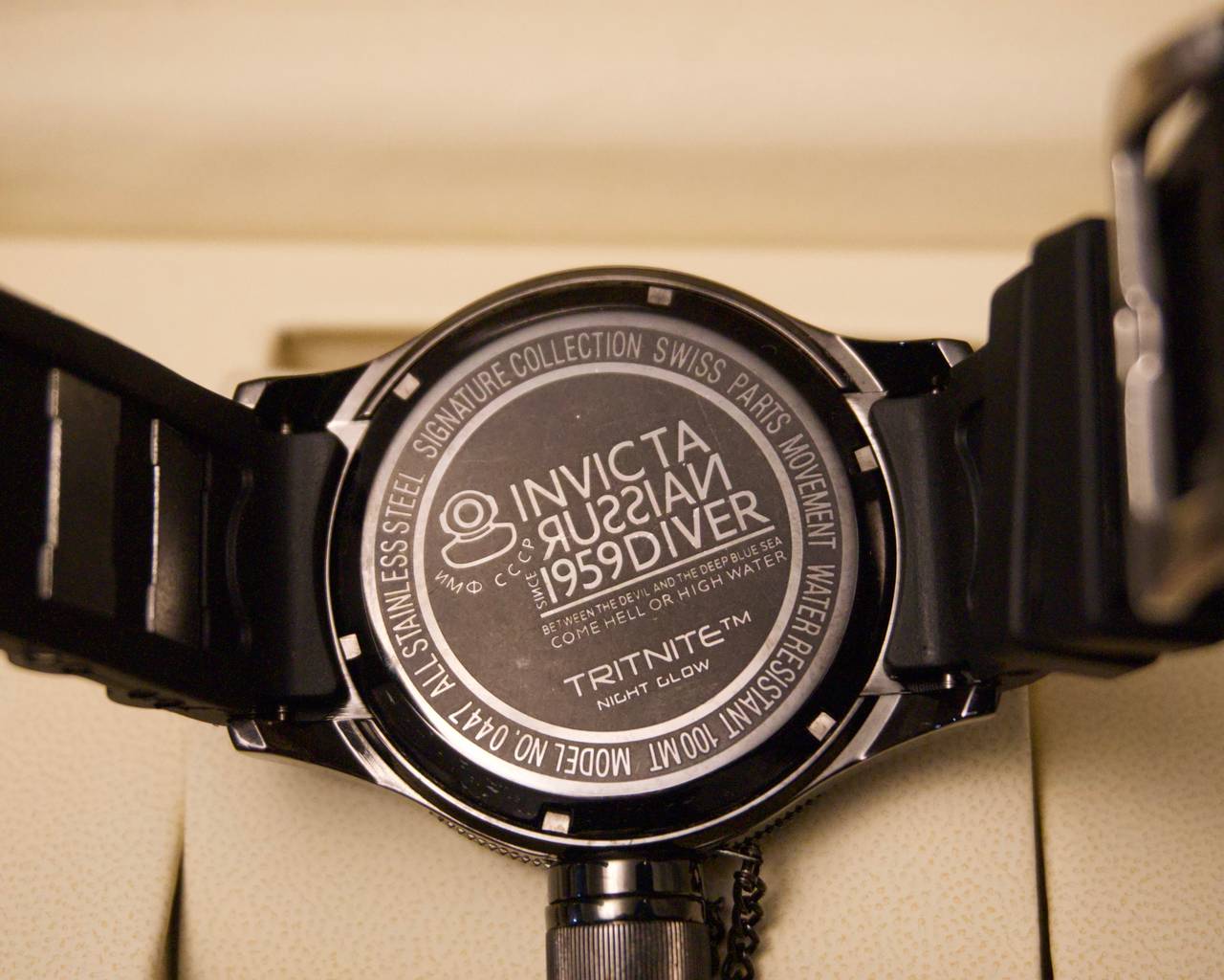 Invicta Specialty “1959 Diver” Tritnite Night‑Glow 50th