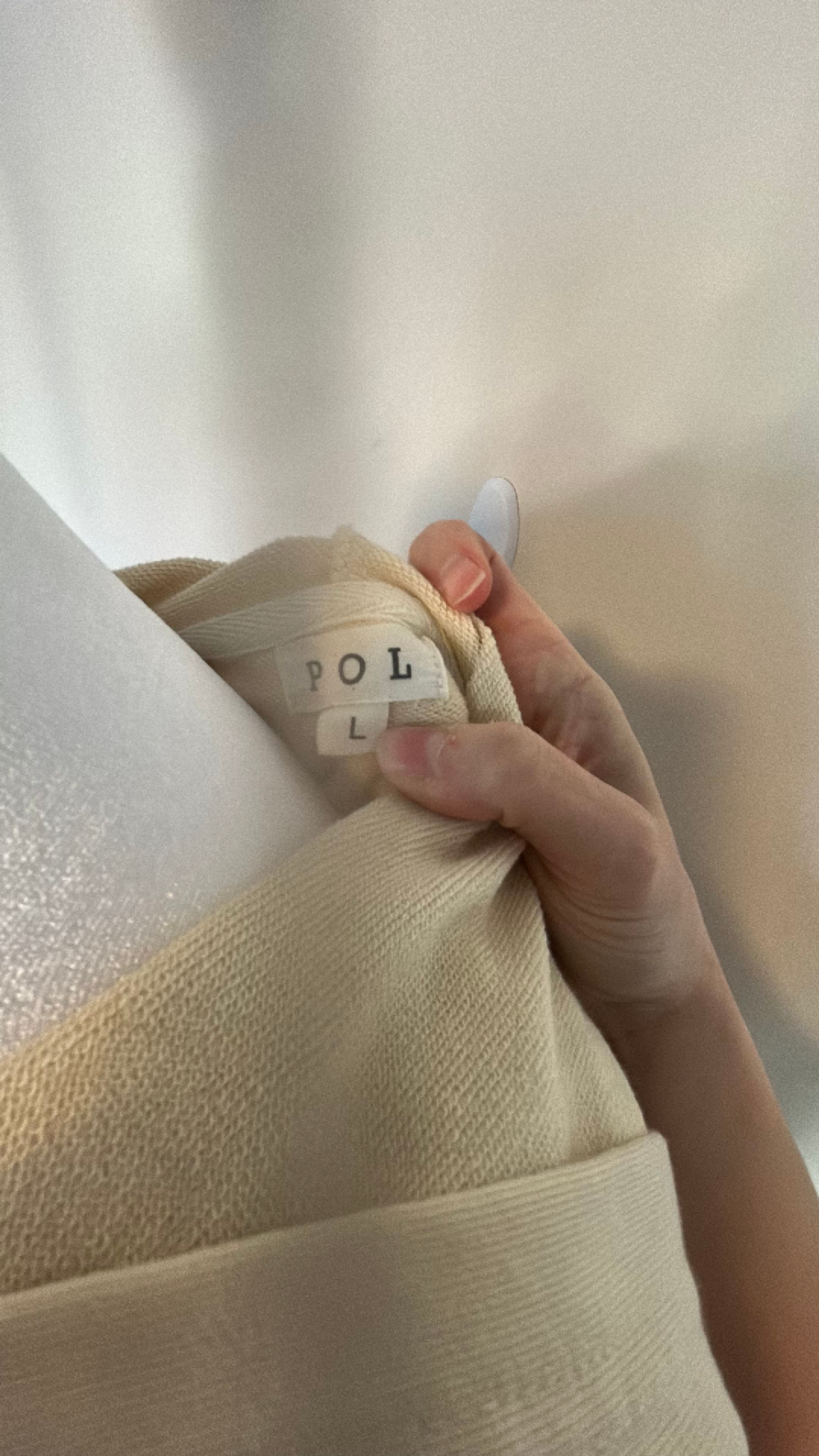 POL Crochet Sleeve Half Zip Hoodie - Image 4