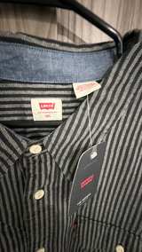 Levi's Men's The Worker Striped Button-Up Shirt 3XL NEW - Image 2