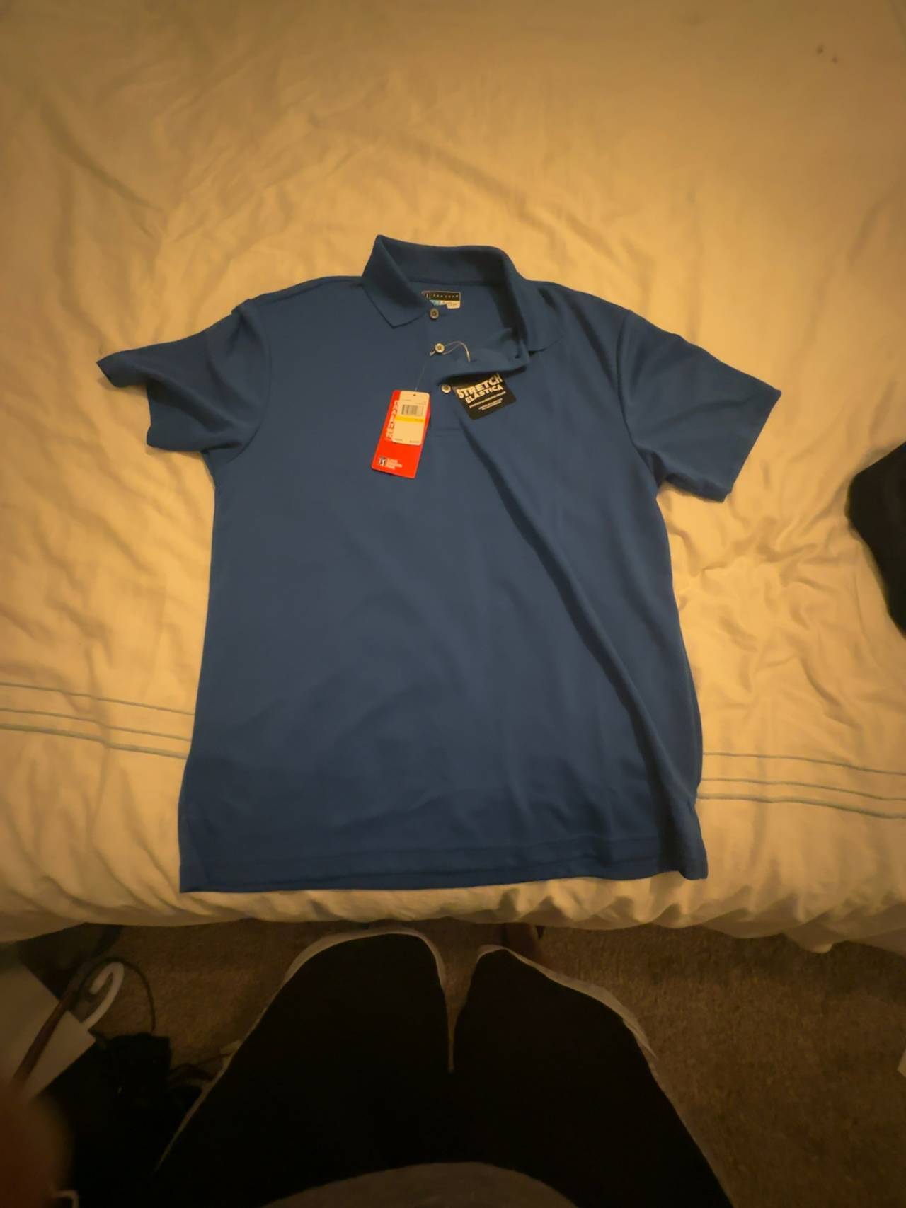 PGA Tour size M Men's Royal Blue Polo Shirt