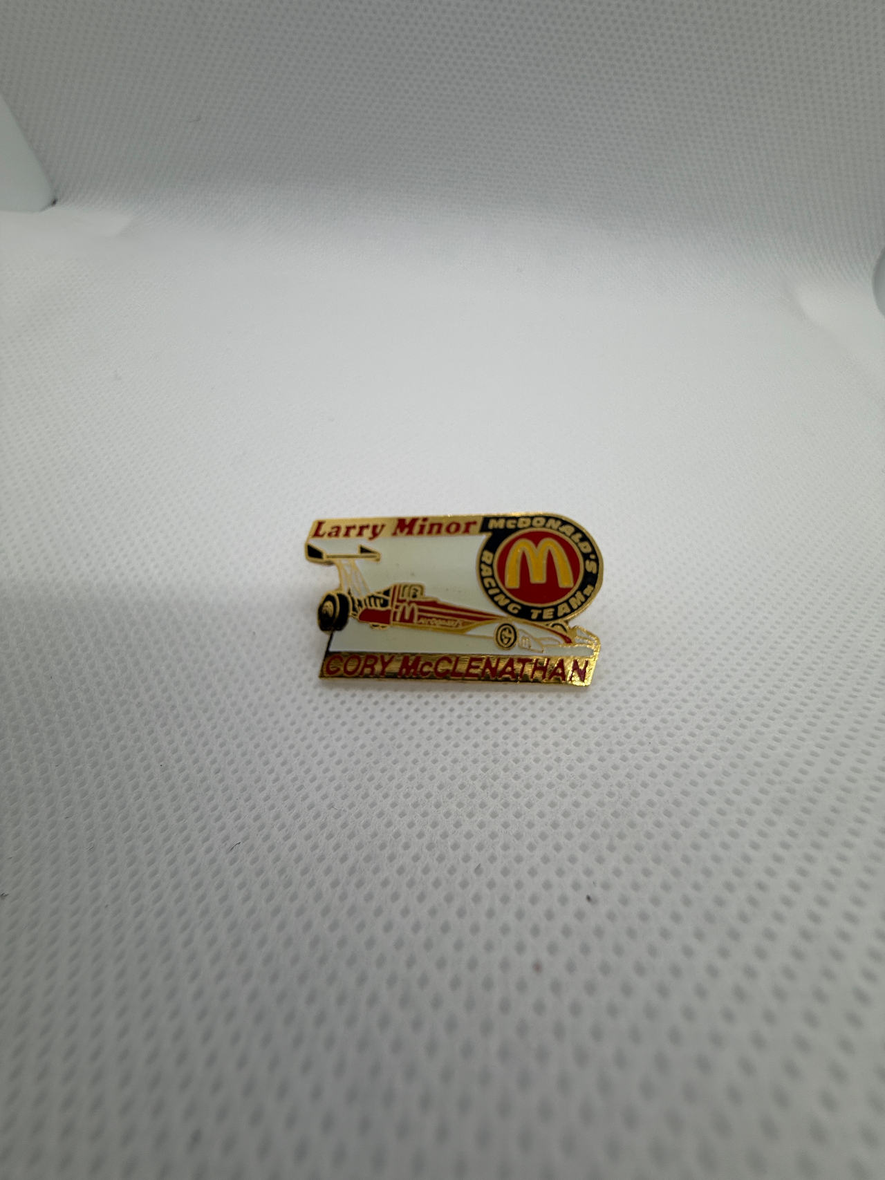 Cory McClenathan McDonald's Racing Team Pin