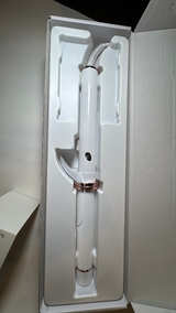 T3 SinglePass Curl X 1.25" White & Rose Gold Curling Iron - Image 2