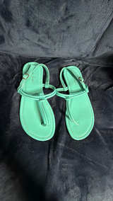 Charlie Paige Teal/Green Strappy Thong Sandals - Image 2
