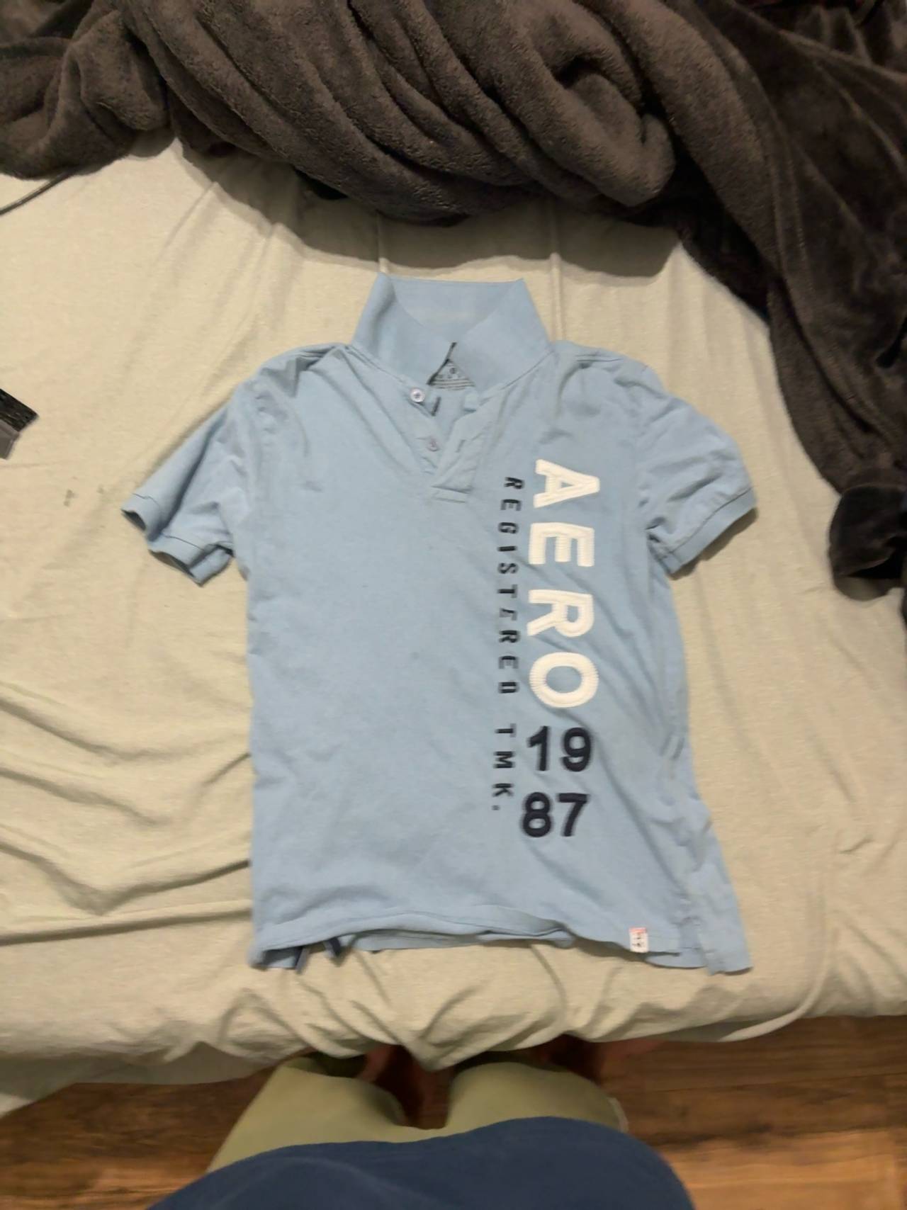 Aeropostale Blue Polo Shirt