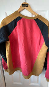 Nike Icon Clash Pink Metallic Gold Funnel Sweater Large  - Image 3