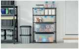 Trinity Anthracite 5-Shelf Steel Wire Shelving Unit Black - BRAND NEW in Box - Image 3