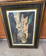 Rudolf Veit Toledo Street Scene original etching 88/200 - Image 1