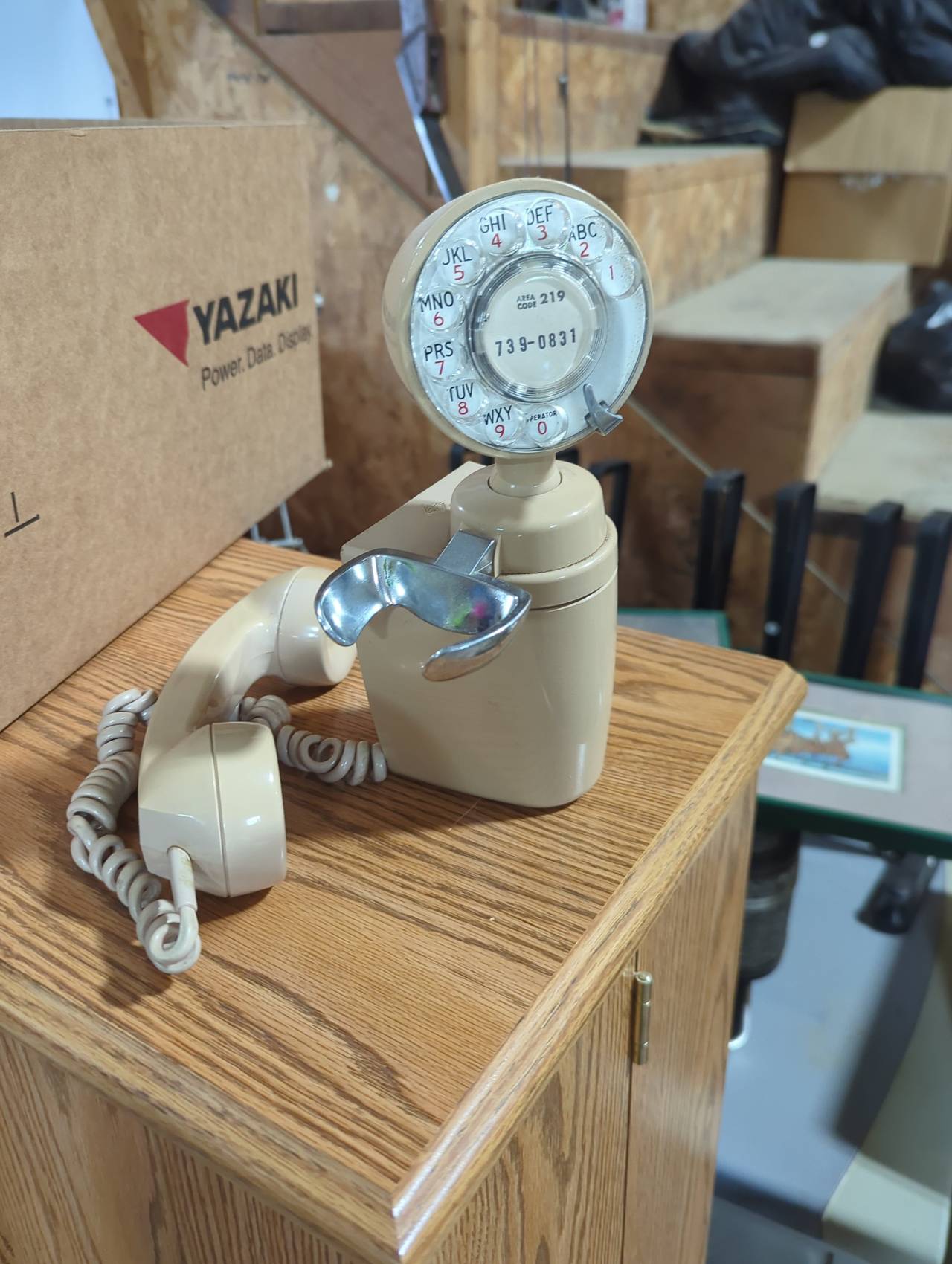 Western Electric Space-Saver Rotary Telephone