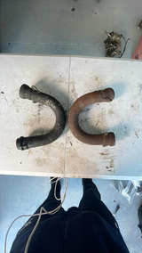 2 Polaris Sportsman 400 Exhaust Head Pipes - Image 3