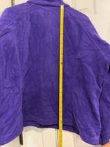 Columbia Fleece Full Zip Jacket Purple XL - Image 8