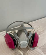 3M 6200 Half Facepiece Respirator Mask with 60921 Filters - Image 1