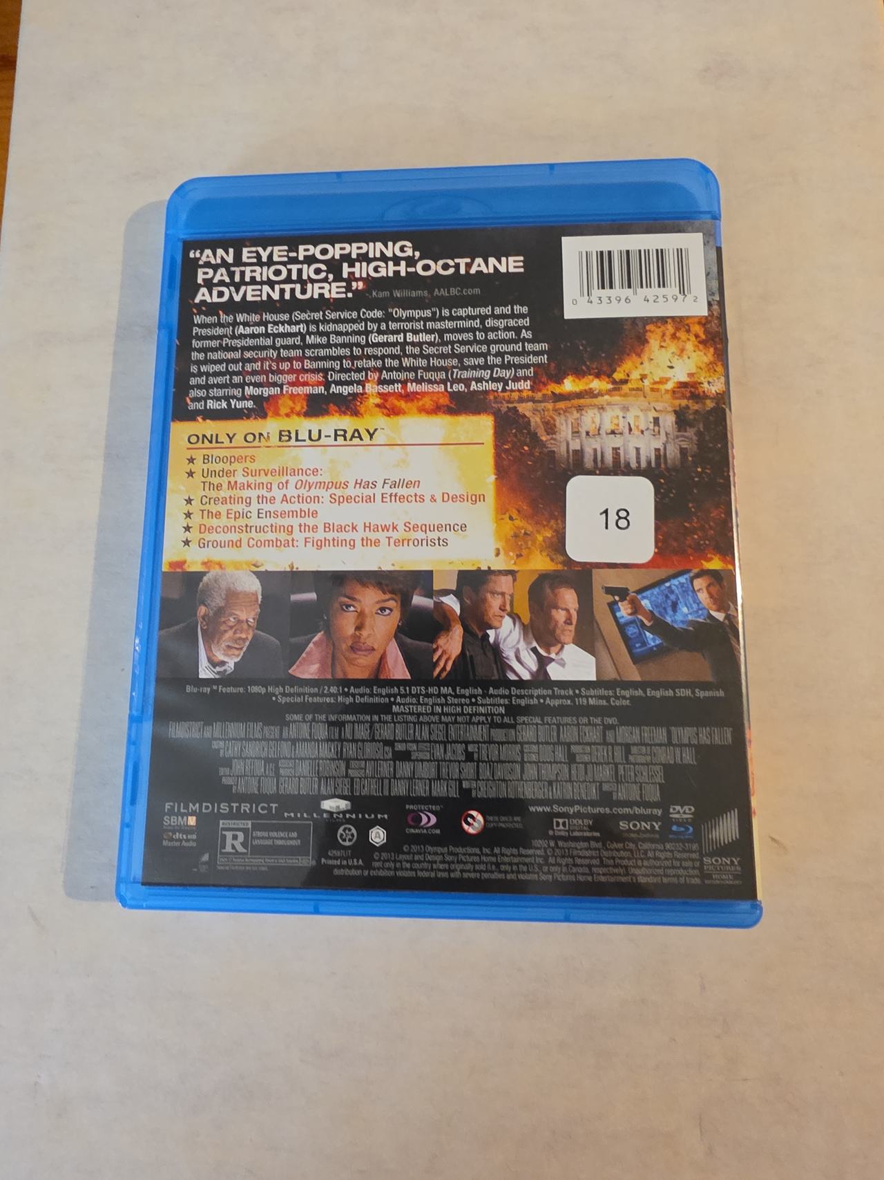 Olympus Has Fallen Blu-ray + DVD Combo Pack