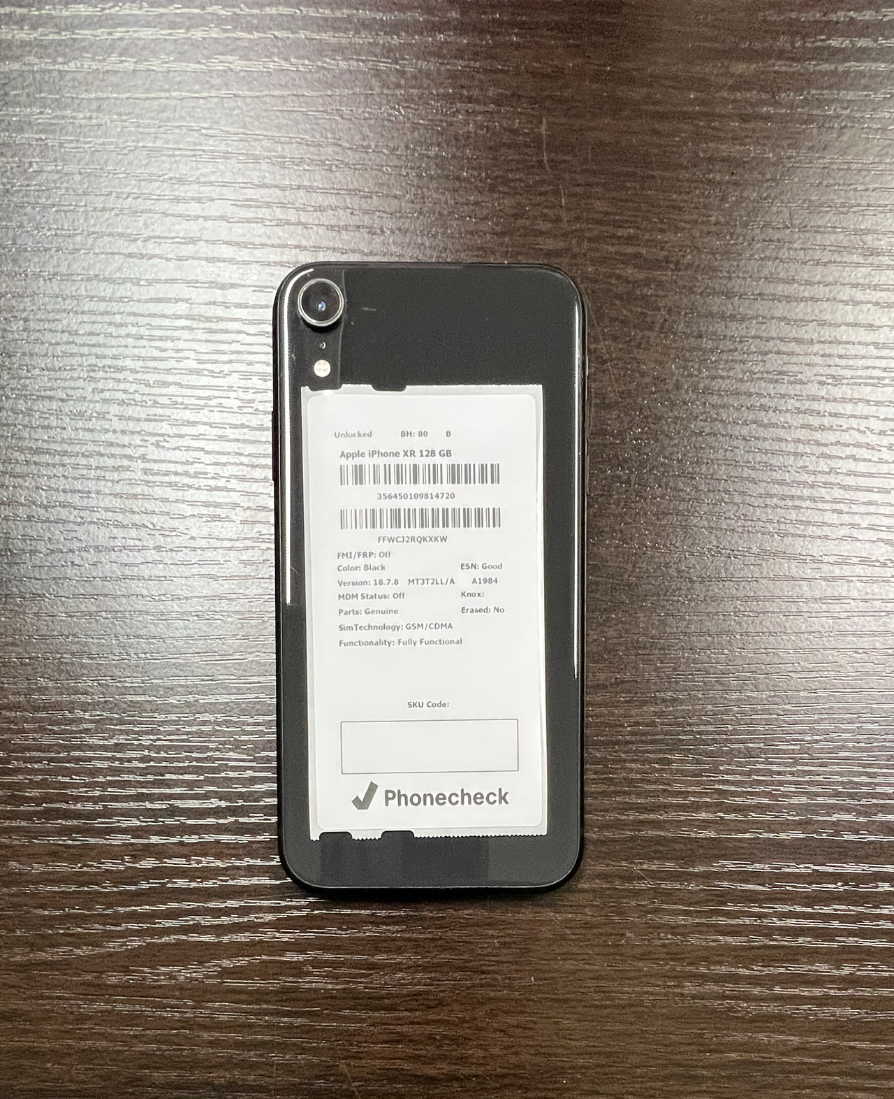 Apple iPhone XR 128GB Black
