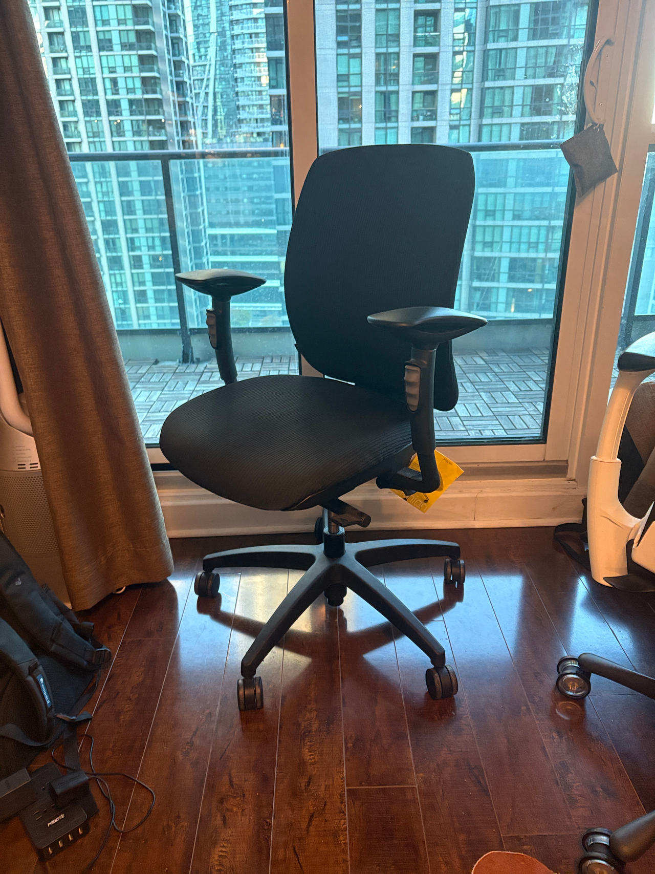 (Fully Loaded) Teknion Amicus Black Ergonomic Office Chair