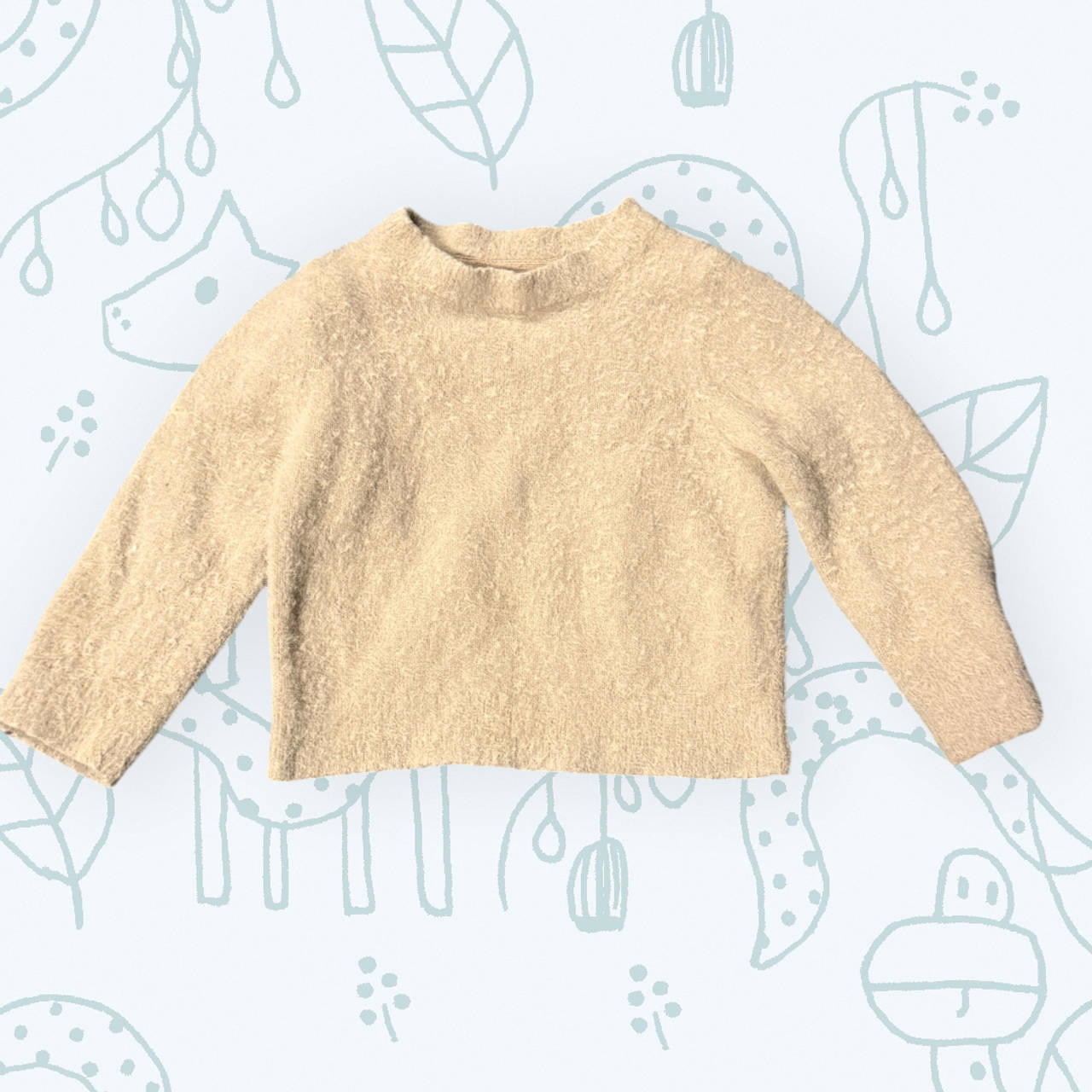 Toddler Boucle Knit Sweater