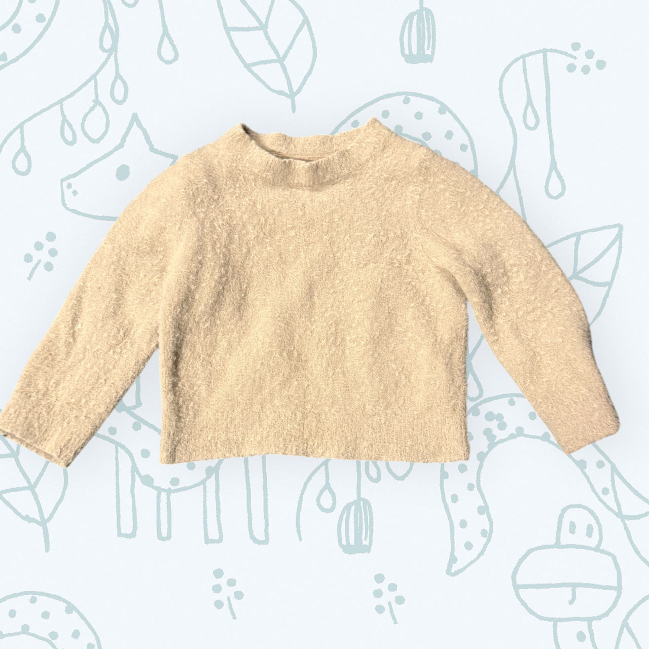 Toddler Boucle Knit Sweater