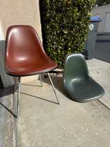 Herman Miller Eames Fiberglass Shell Chair Orange - Image 1