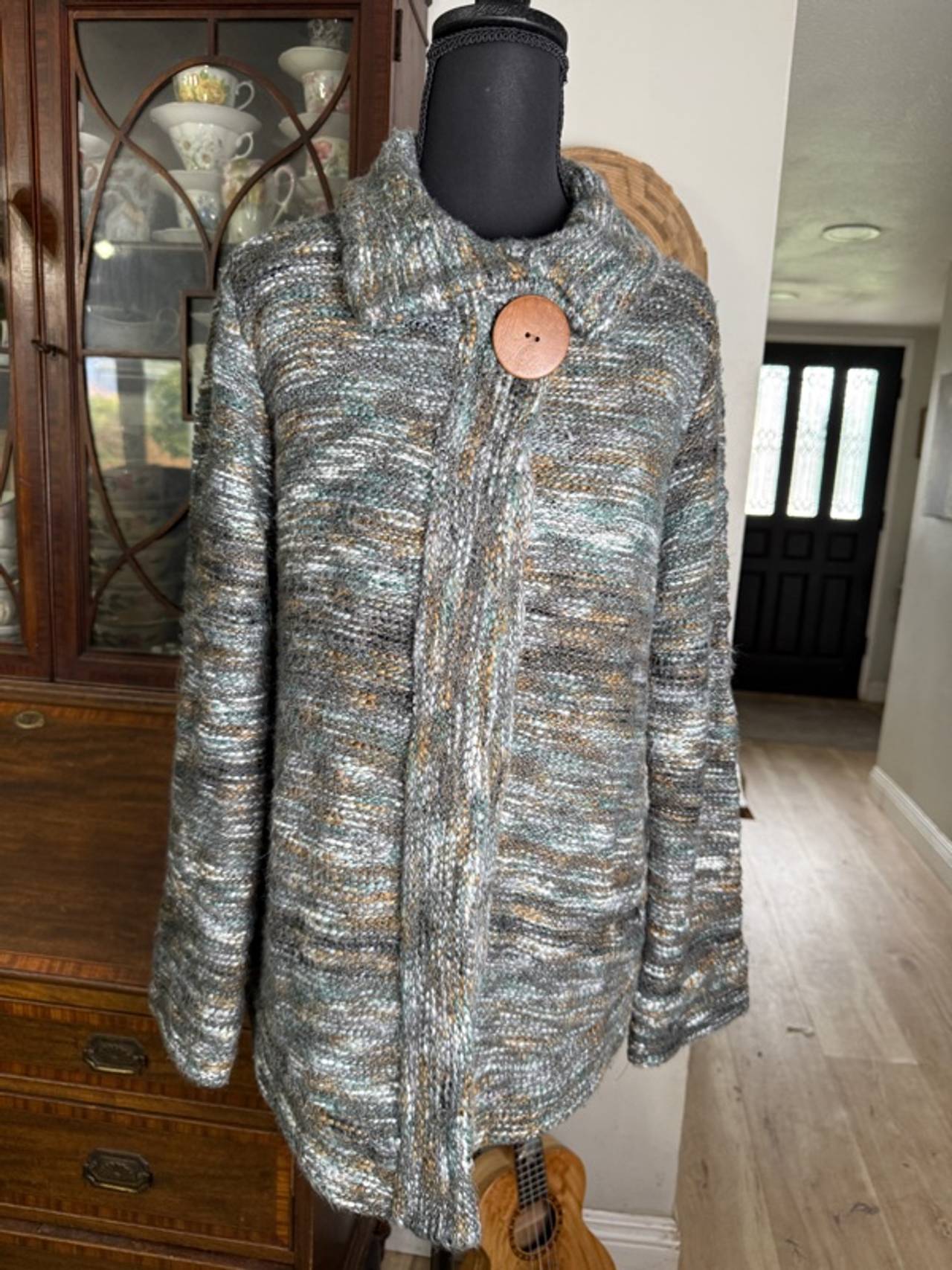 Anthropologie curio Open Front Sweater - large