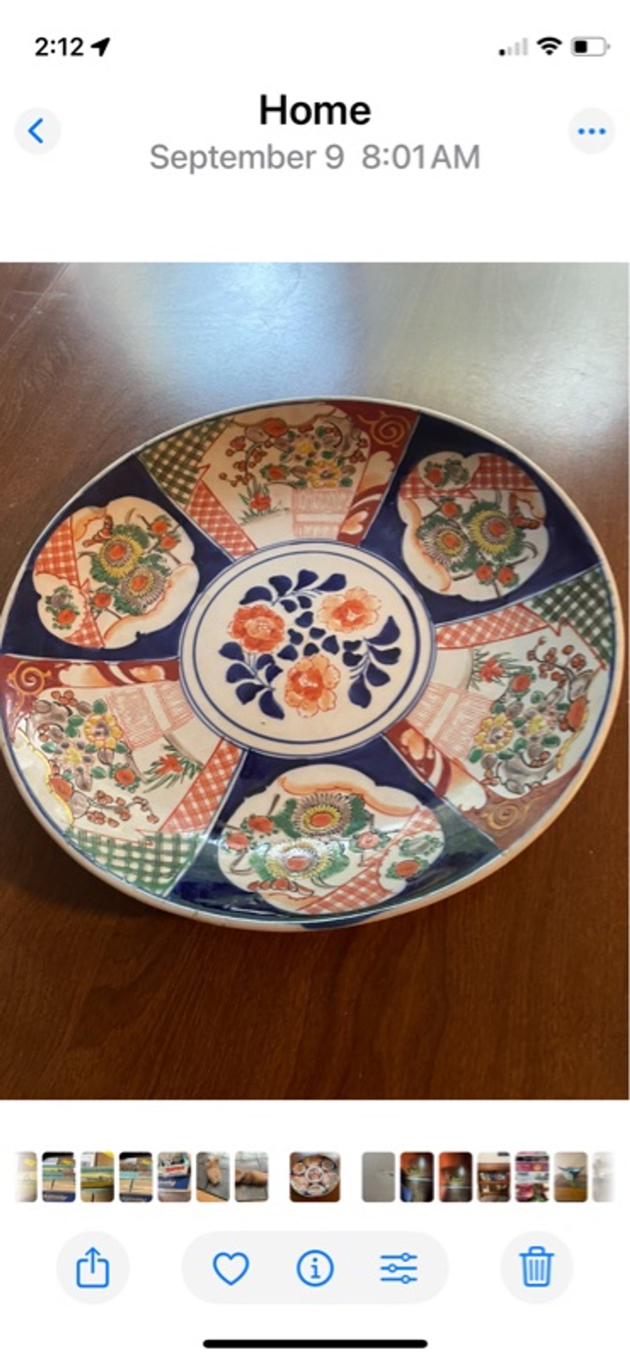 Imari Japanese Porcelain Charger Plate