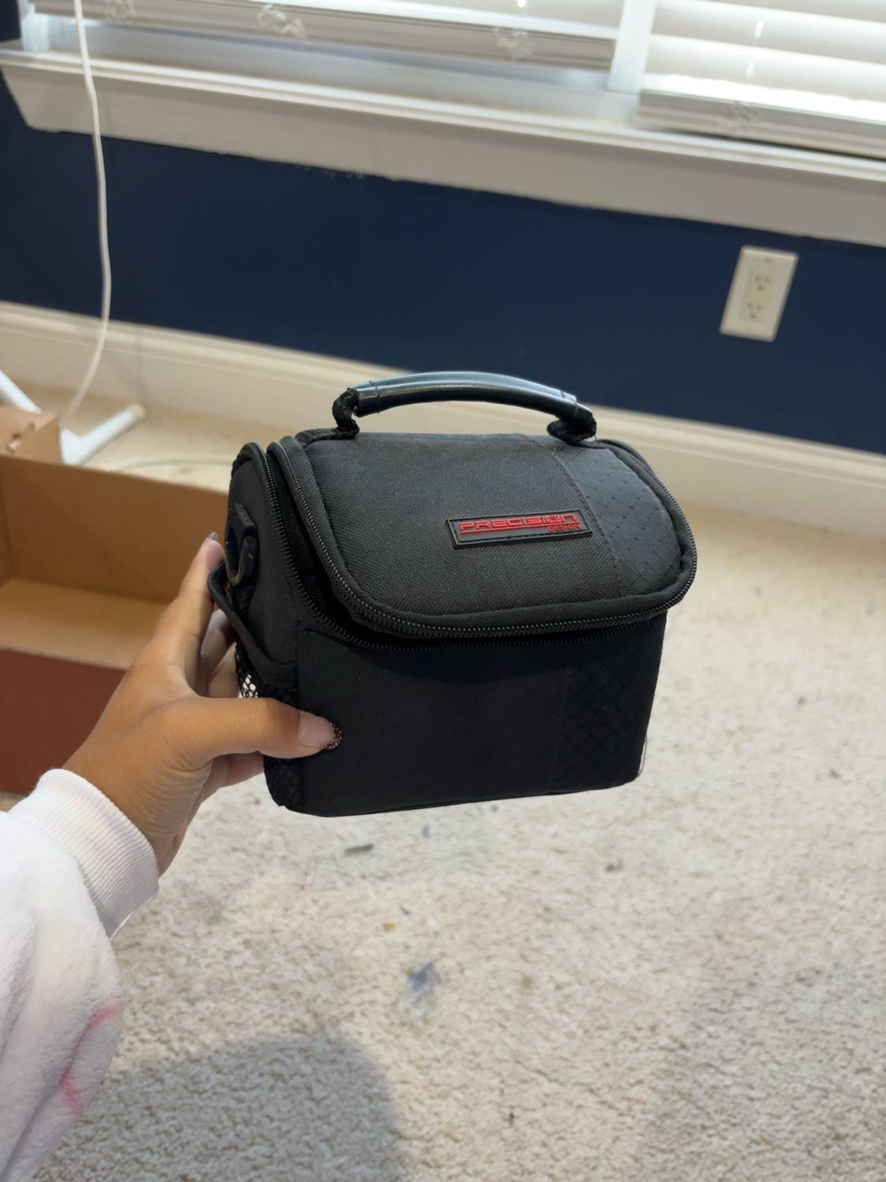 Precision Design Black Camera Bag 9" x 8"