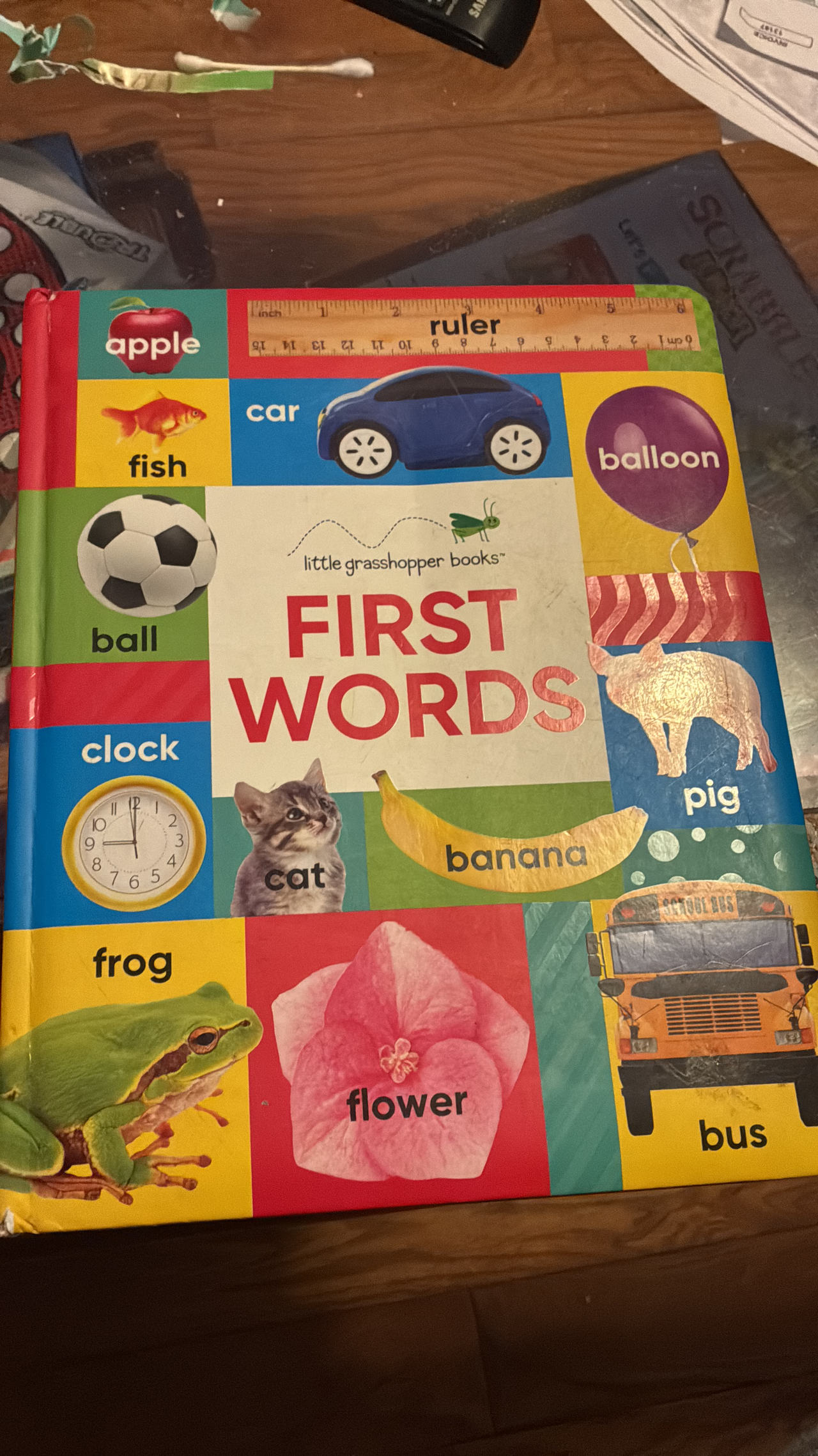 Little Grasshopper Books First Words Board Book