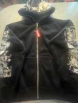 Supreme AOI Hooded Sweatshirt Black - Image 4