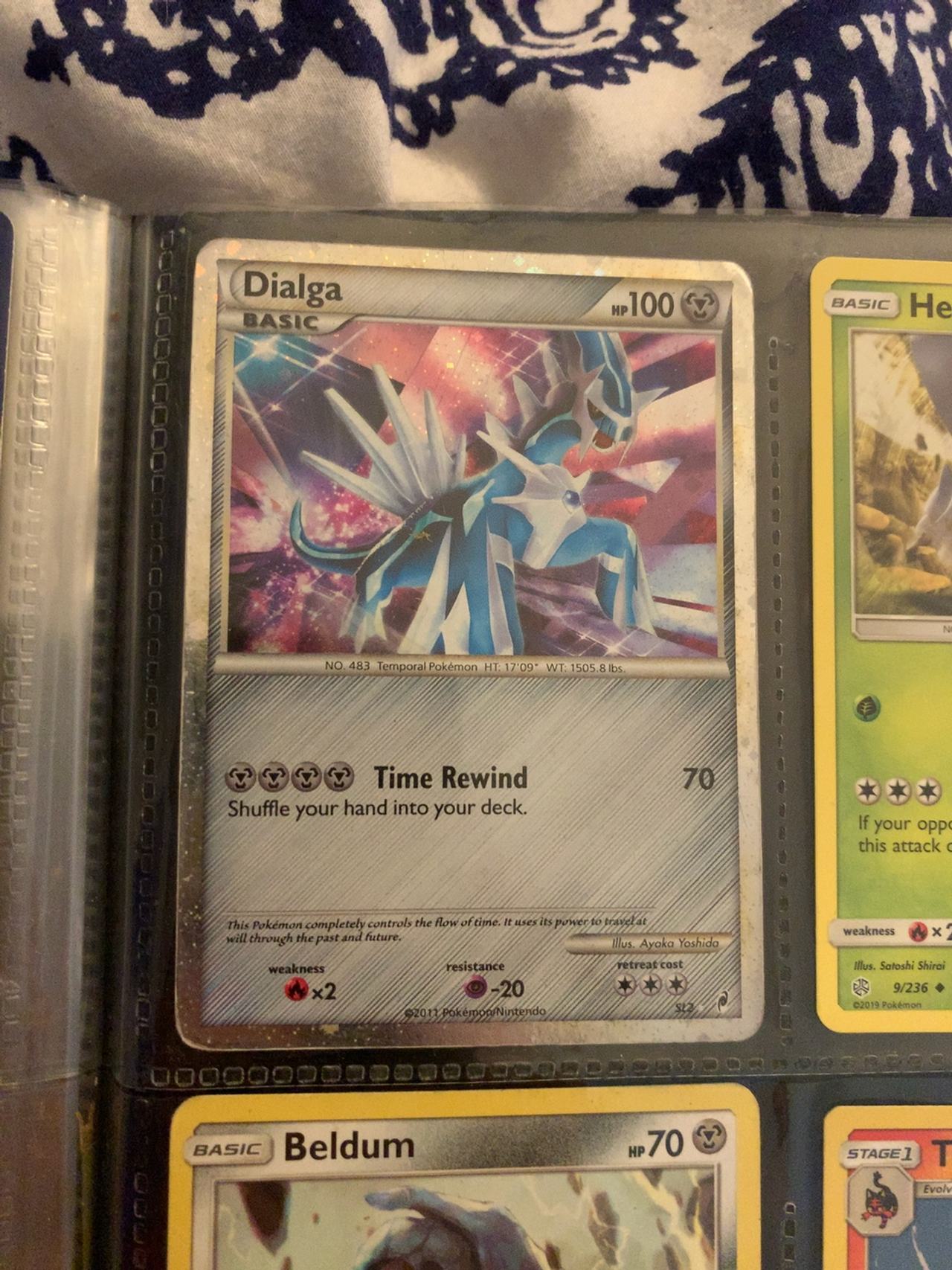 Pokemon Dialga Call of Legends SL2 Shiny Holo Secret Rare