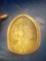 Vintage Brass Turtle Trinket Box with Chinese Longevity Symbol - Image 3