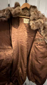 Mr Biggs Brown Fur Coat X-Large Women’s Ladies Men’s Unisex Statement Jacket - Image 2