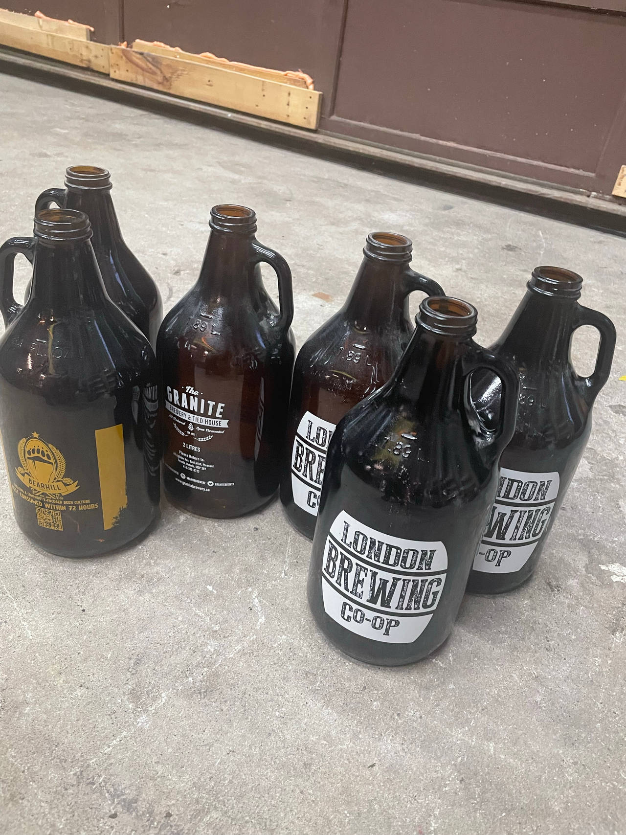 Glass Beer Growler