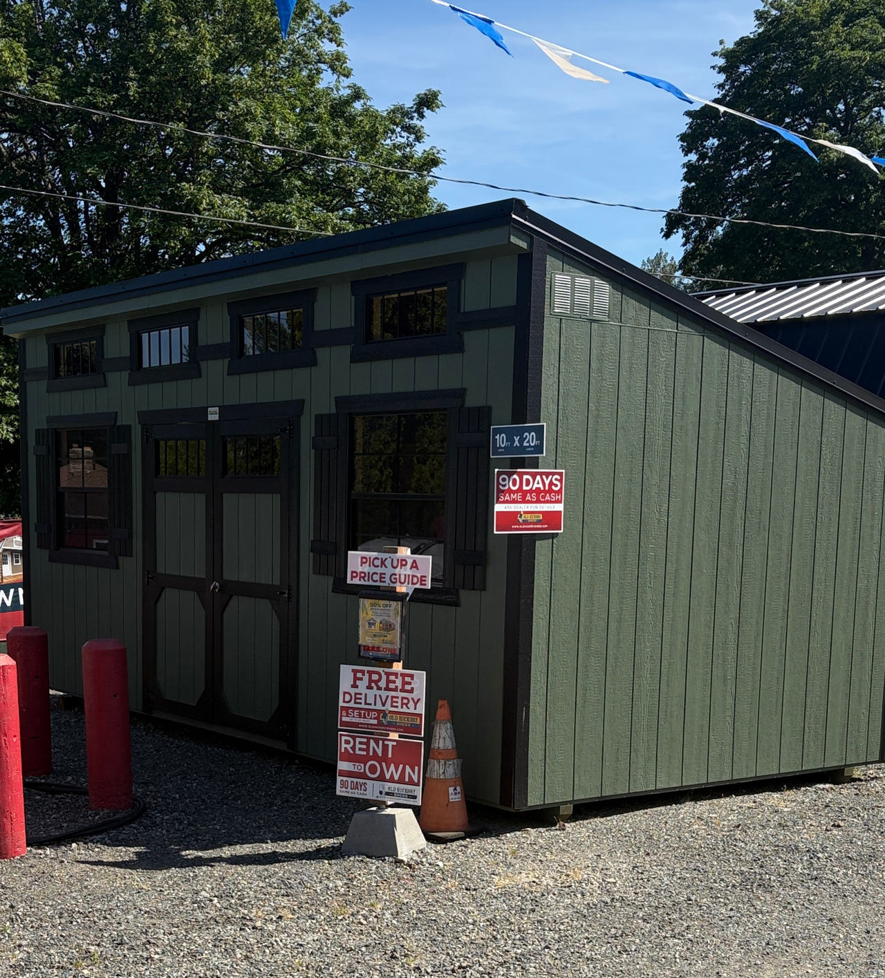 Old Hickory 10x20 Modern Studio Shed