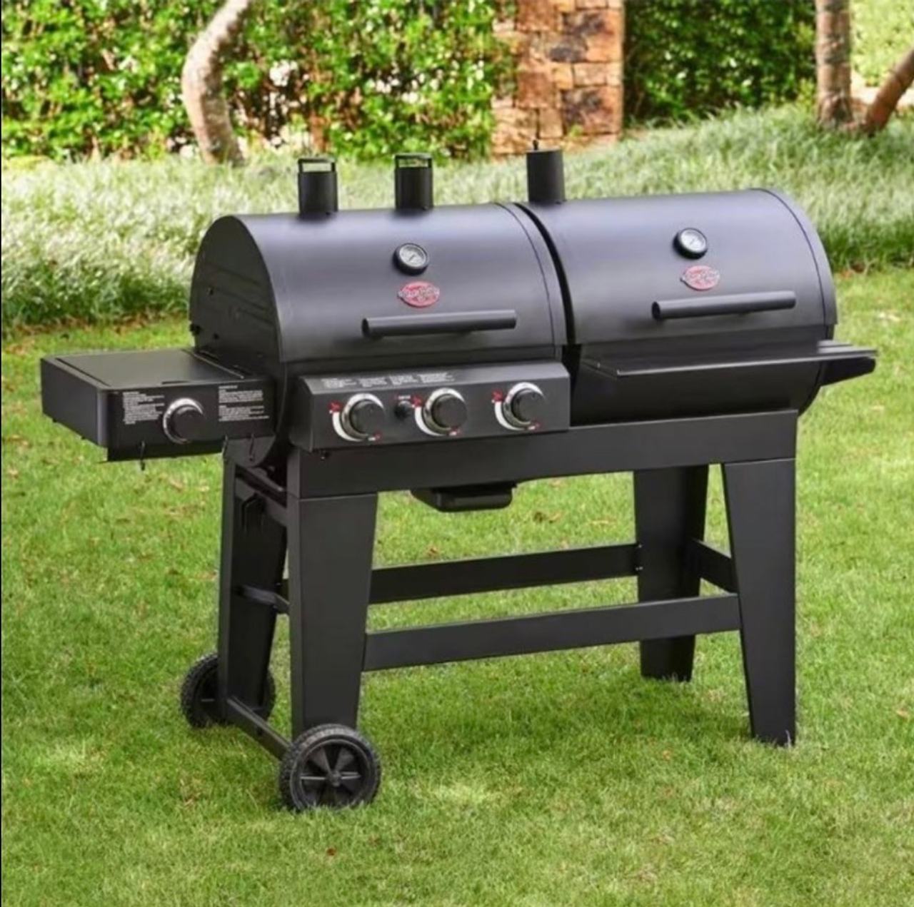 Char-Griller 5050 Dual Function Gas & Charcoal Grill