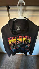 Pink Floyd The Dark Side of the Moon Crop Hoodie Sweatshirt Women's XXLarge - Image 4