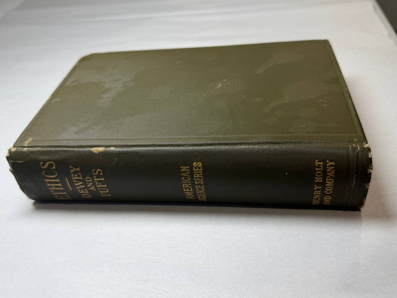 1908 Ethics by John Dewey & James H. Tufts American Science Series Hardcover