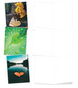 The Best Card Company - 10 Blank Heart Note Cards Boxed (4 x 5.12 Inch) - Image 3