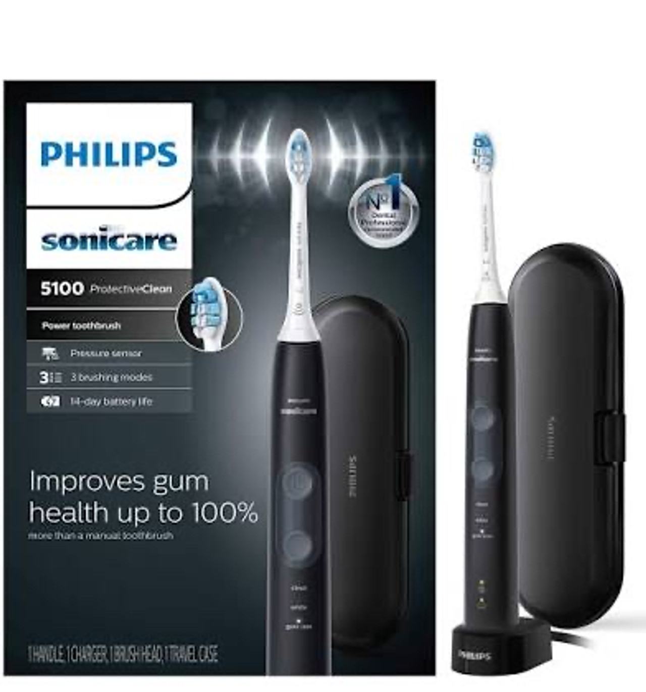 Philips Sonicare ProtectiveClean 5100 Rechargeable Electric Toothbrush