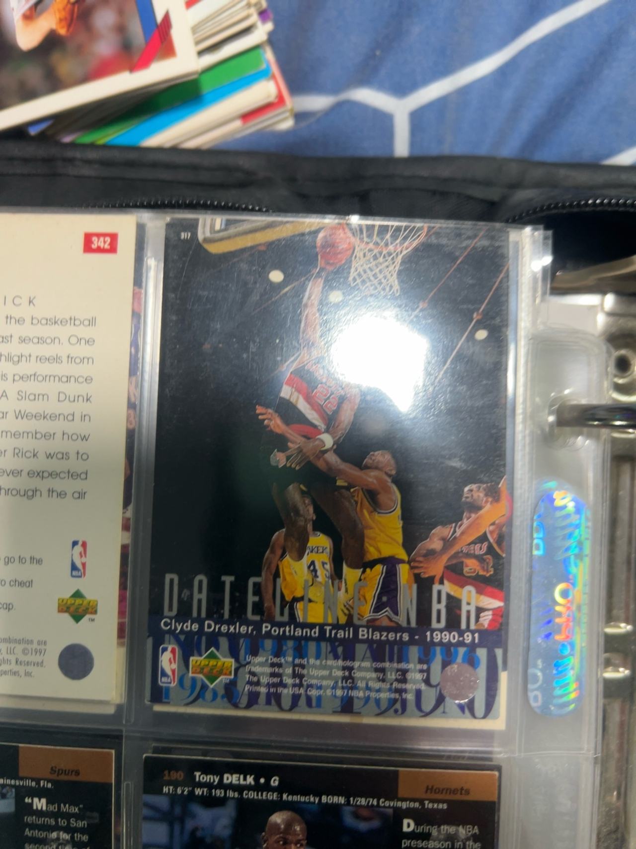 Upper Deck Dateline Clyde Drexler 1997 #317