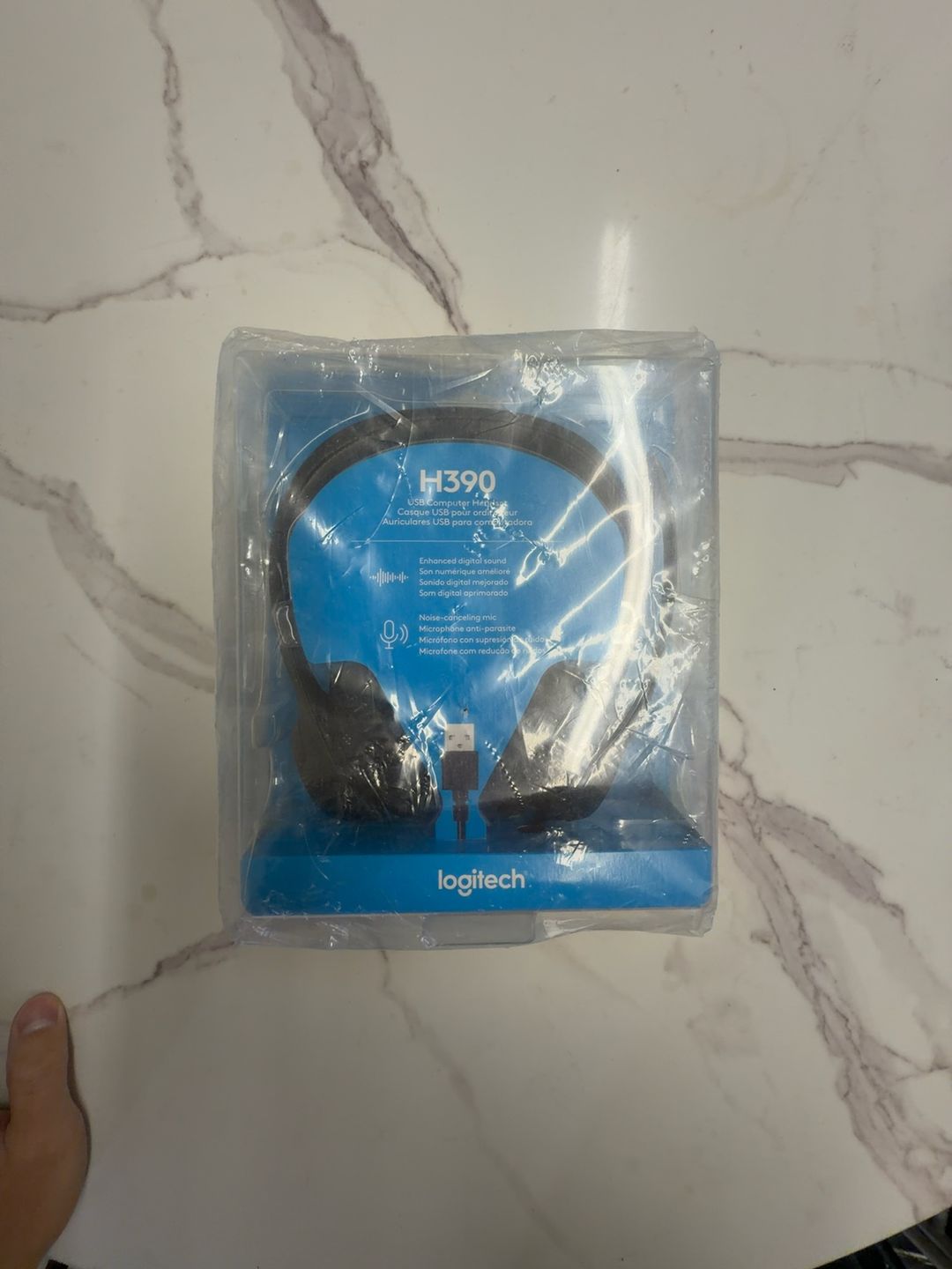 Logitech H390 USB ClearChat Headset Black