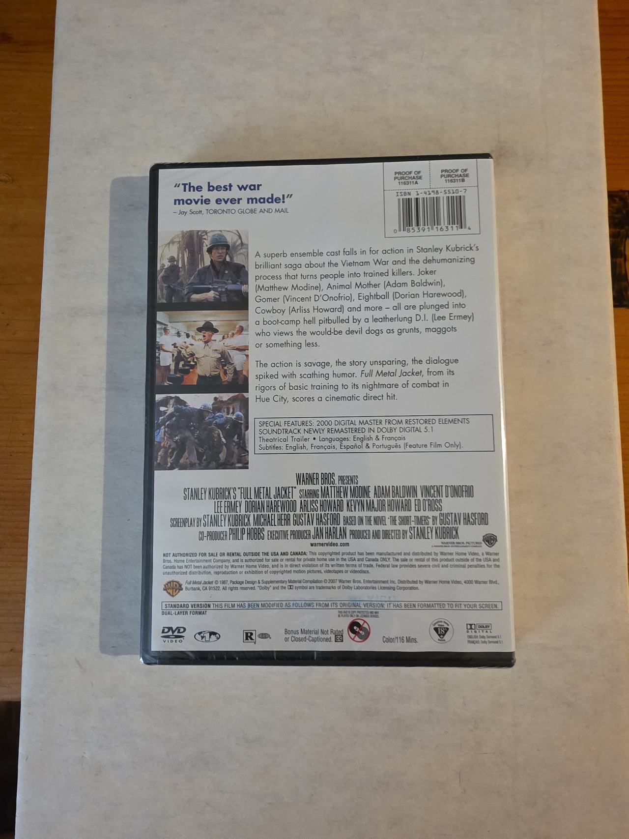 Full Metal Jacket DVD (Stanley Kubrick Collection)