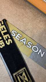 LAFC 2018 Inaugural Season Scarf Black/Gray Used - Image 2