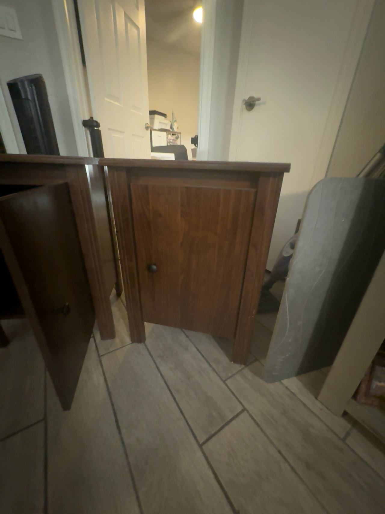 IKEA Brusali Nightstand Brown-SET OF 2