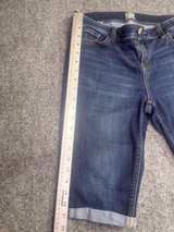 New York & Company Soho Dark Wash Denim Bermuda Shorts - Image 6