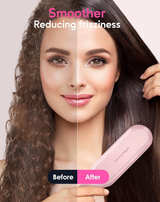 Wavytalk Hair Straightener Brush, Sleek Sweep Ionic Straightening Brush Pink - Image 5