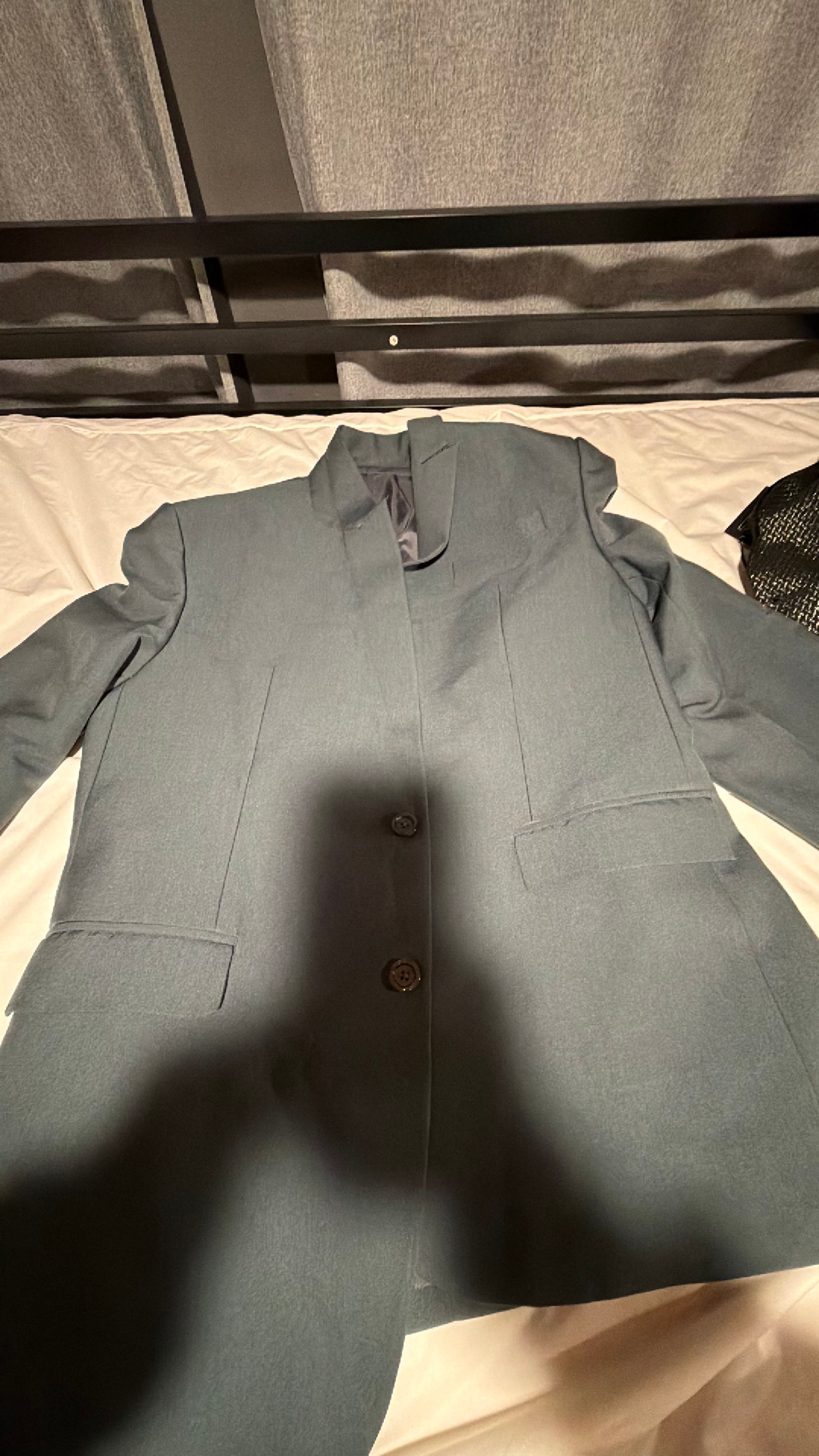 Grand Entry Vintage Men's Sport Coat Silver Gray - Image 2