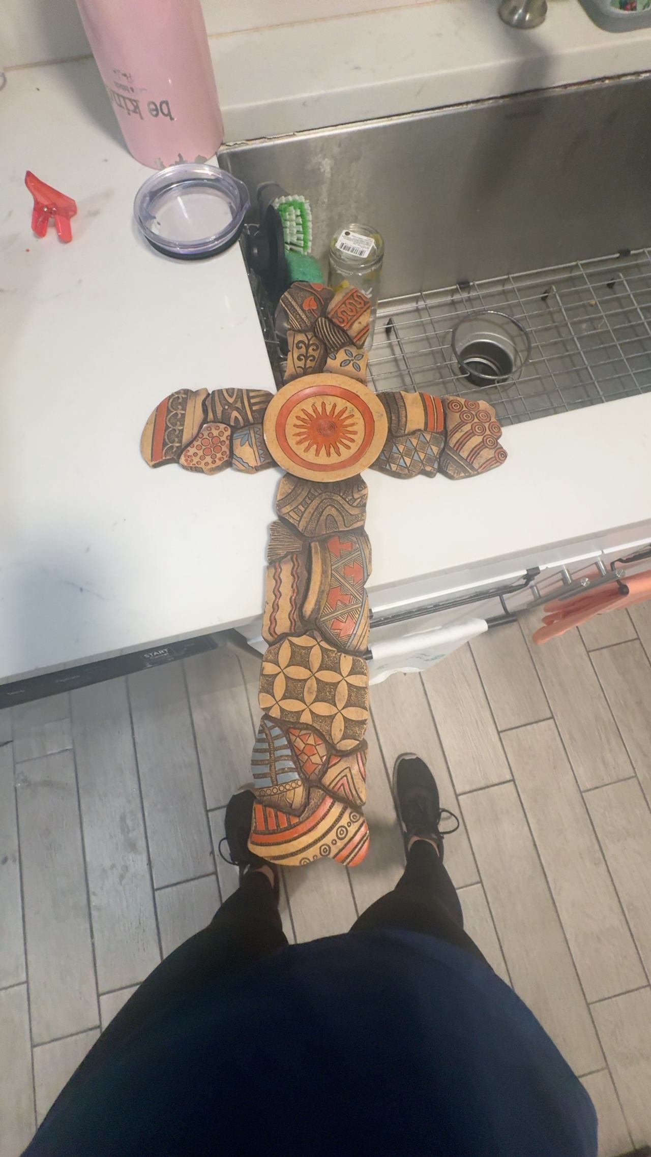 Ceramic Wall Cross