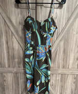LC Lauren Conrad Floral Bustier Midi Dress size 6 - Image 1